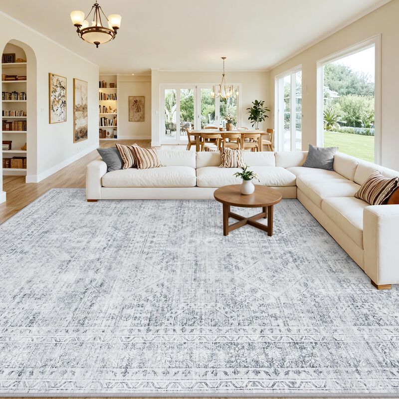 Alfombra Luxturiy 274 Cm X 305 Cm Lavable Gris image number null