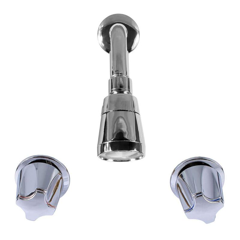 Llave mezcladora con regadera para empotrar image number null