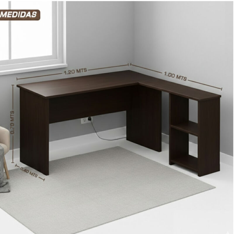 Escritorio Esquinero L Homeoffice Estudiantil c... image number null