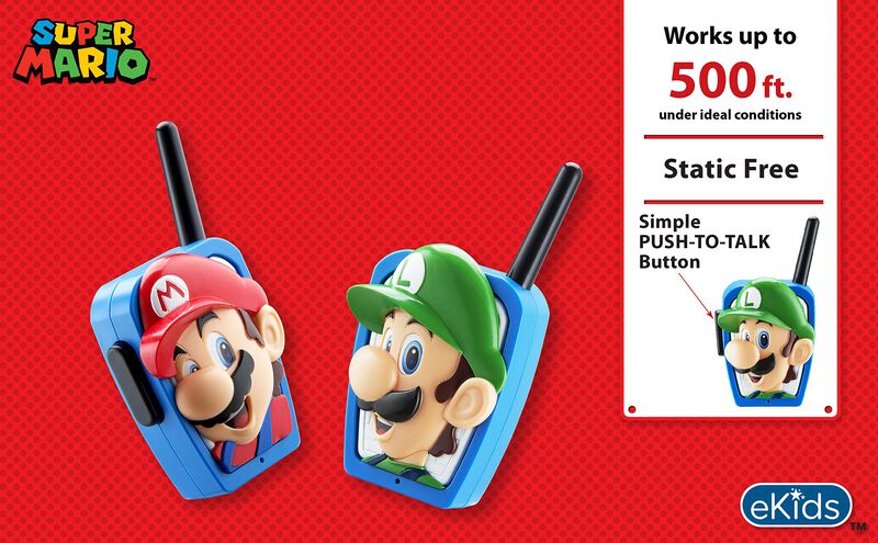 Walkie Talkies Ekids Super Mario Bros Long Rang... image number null