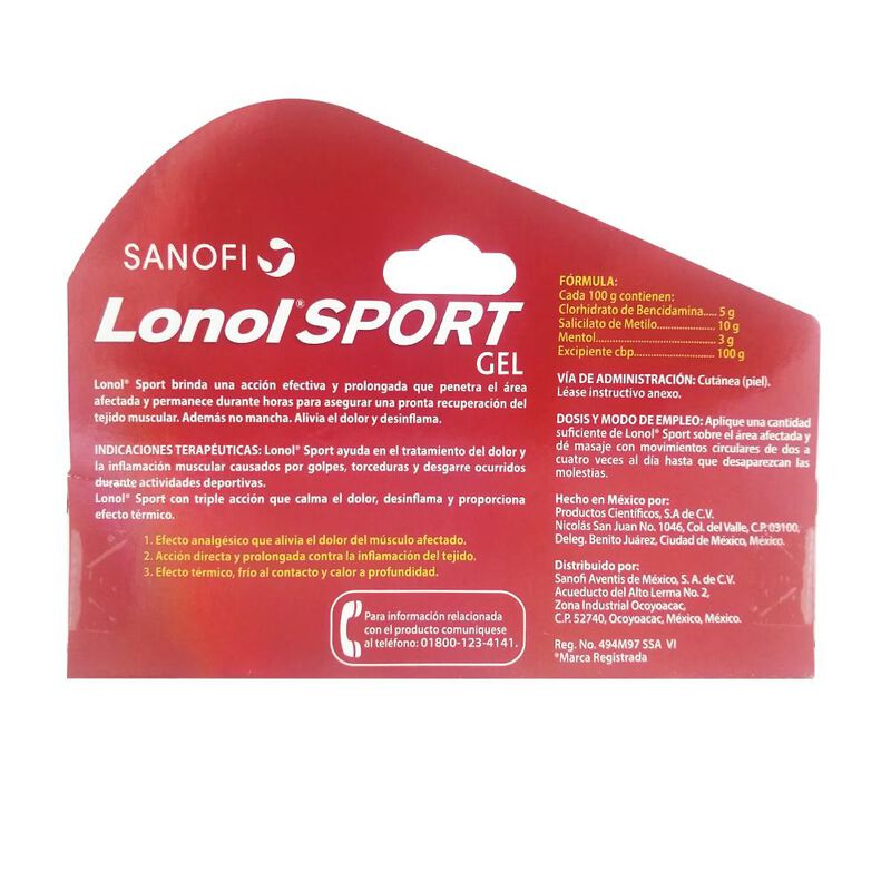 Lonol Sport 5/3/10 G Gel 30 Gramos image number null