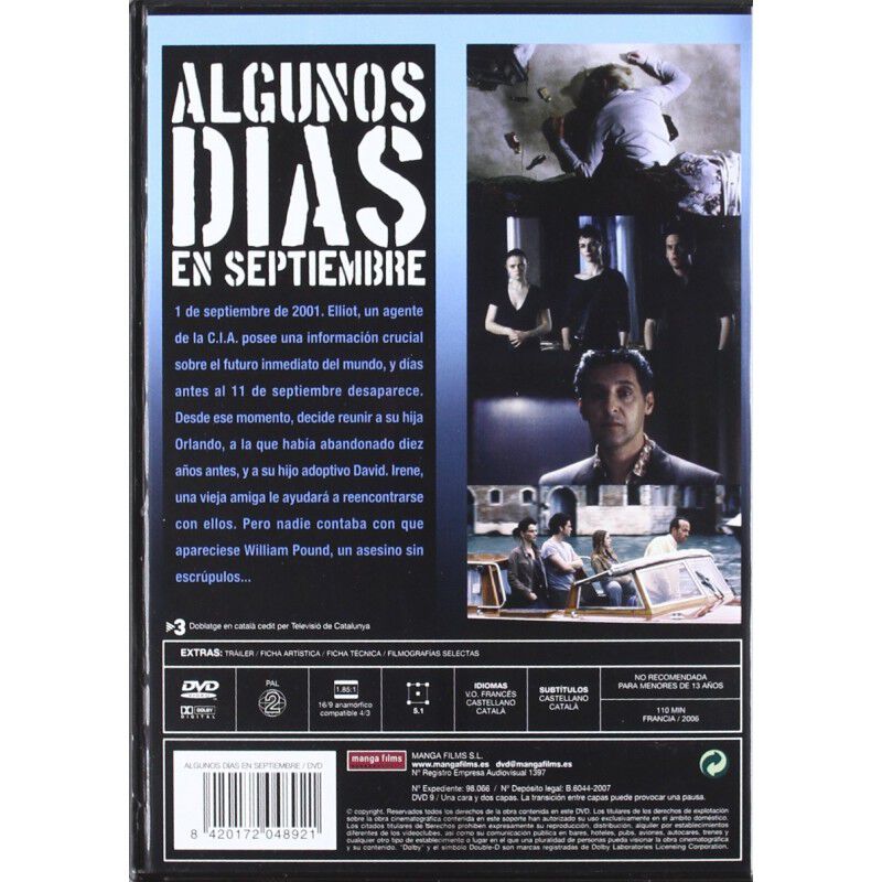 Algunos Dias En Septiembre (dvd) image number null
