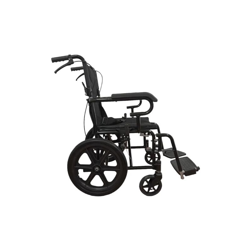 Silla De Traslado Ruedas Manual Plegable Con Fr... image number null