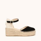 Alpargata Plataforma Negra Jara