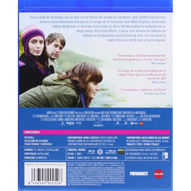 EL AMIGO DE MI HERMANA (BLU-RAY) image number null