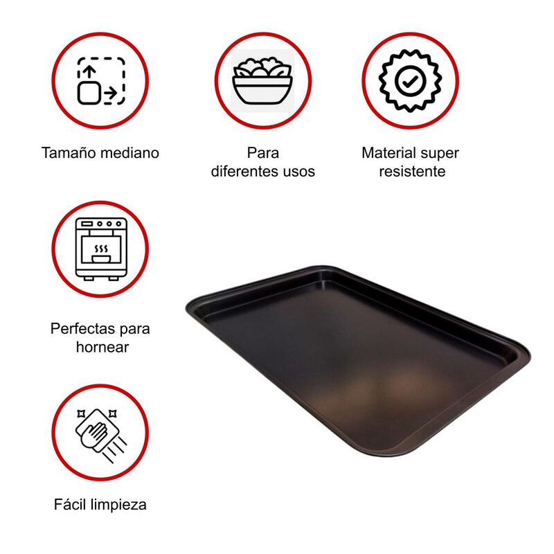 Charola galletera 42.5x25.5 mediana Shorbull image number null