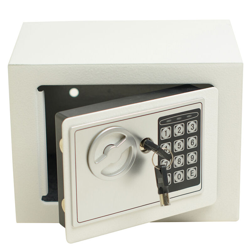 Caja fuerte de seguridad con llave y c&oacute;digo PER... image number null