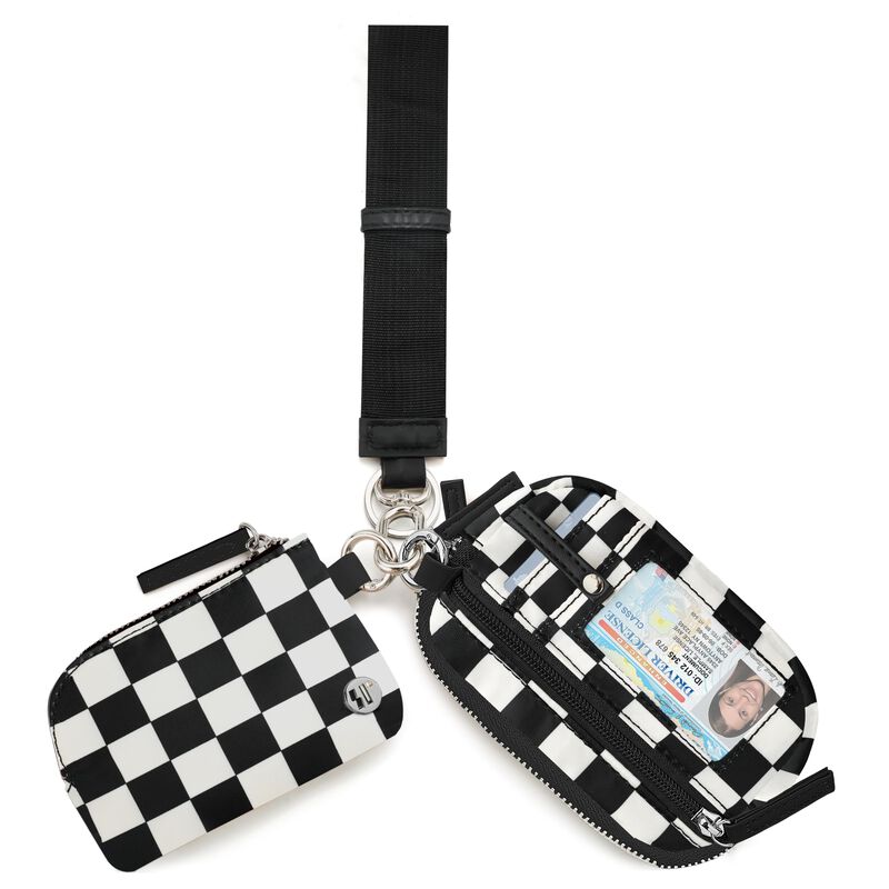 Cartera De Mu&ntilde;eca Sunpour Rfid De Doble Bolsill... image number null