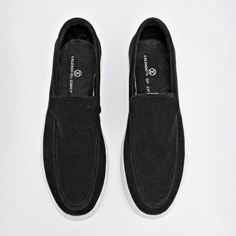 Elegancy zapato casual piel para hombre negro c... image number null