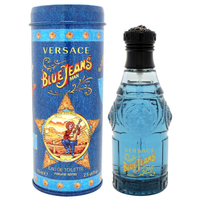 Eau De Toilette Versace Blue Jeans Para Hombre,... image number null
