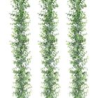 Juego De 3 Guirnaldas De Eucalipto Artificial Dolicer 5,4 m