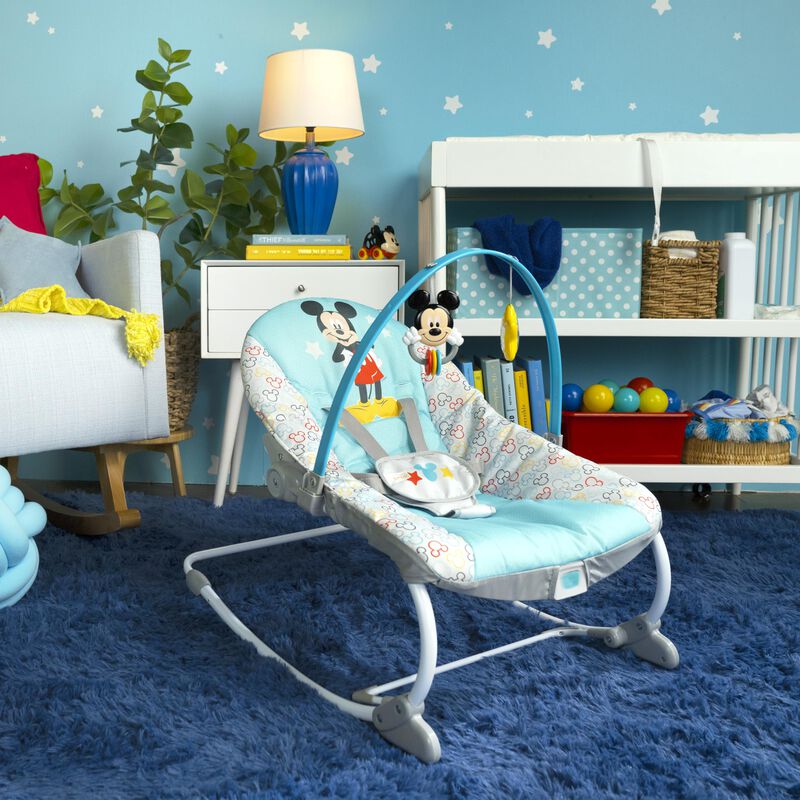 Rocker & Seat Bright Starts Disney Baby Mickey ... image number null