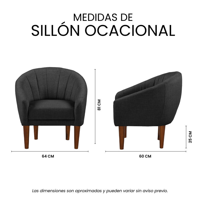 Sill&oacute;n Dicasa Tera Negro image number null