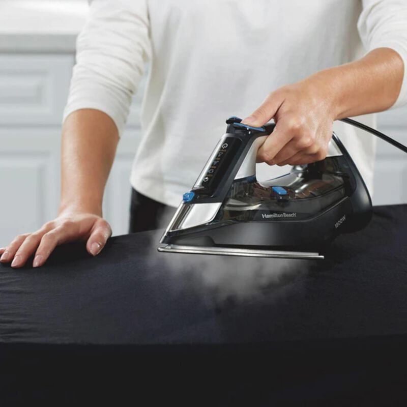 Plancha De Vapor Hamilton Beach Fabriciq Negra ... image number null