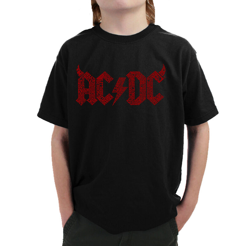 Camiseta Word Art Para Ni&ntilde;o - AC/DC - Negro image number null