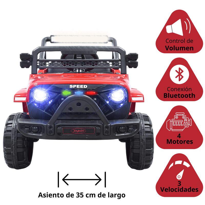Camioneta Montable El&eacute;ctrica 4x4 para Ni&ntilde;os Blu... image number null