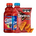 Clamato Cubano 946 Ml + Clamato 946 Ml + Doritos Nacho Chico 58 Gr