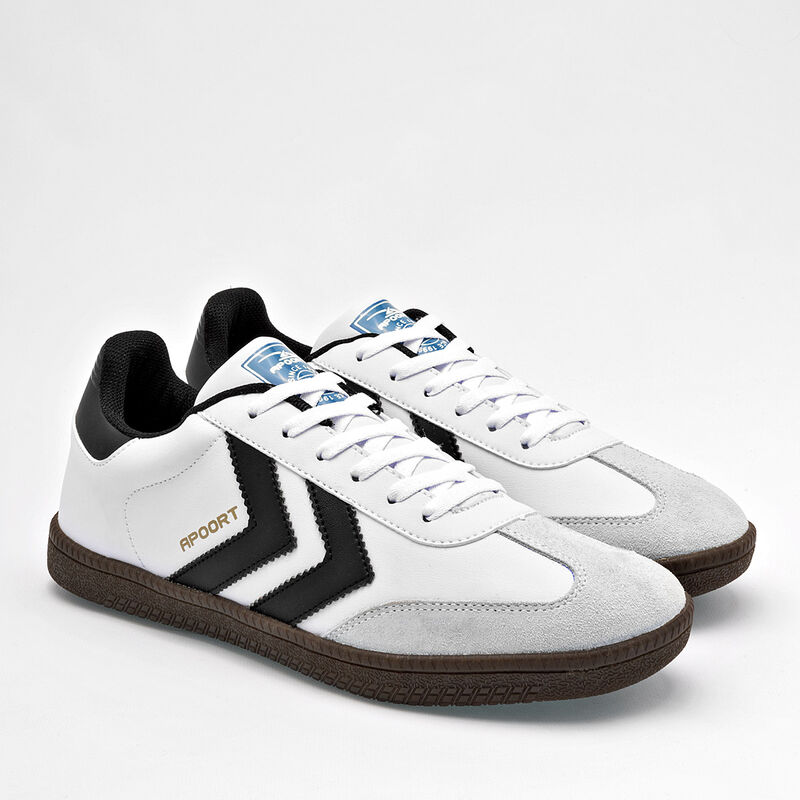 Apoort Tenis urbano para hombre blanco negro gr... image number null