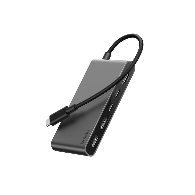 Hub De Conectividad Belkin 5 En 1 100w Gris image number null