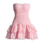 Vestido Richtrue Y2K Sin Tirantes Rosa - Talla Peque&ntilde;a