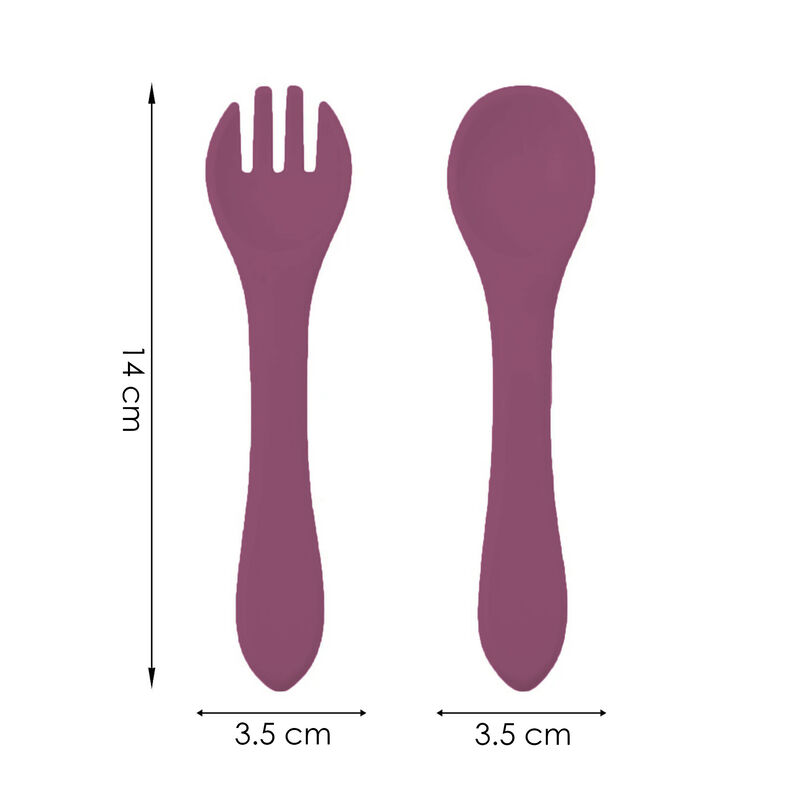 Juego de babero y accesorios de silicón Aquila ... image number null