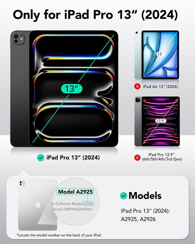 Funda Esr Shift Series Para Ipad Pro 13 2024 Co... image number null