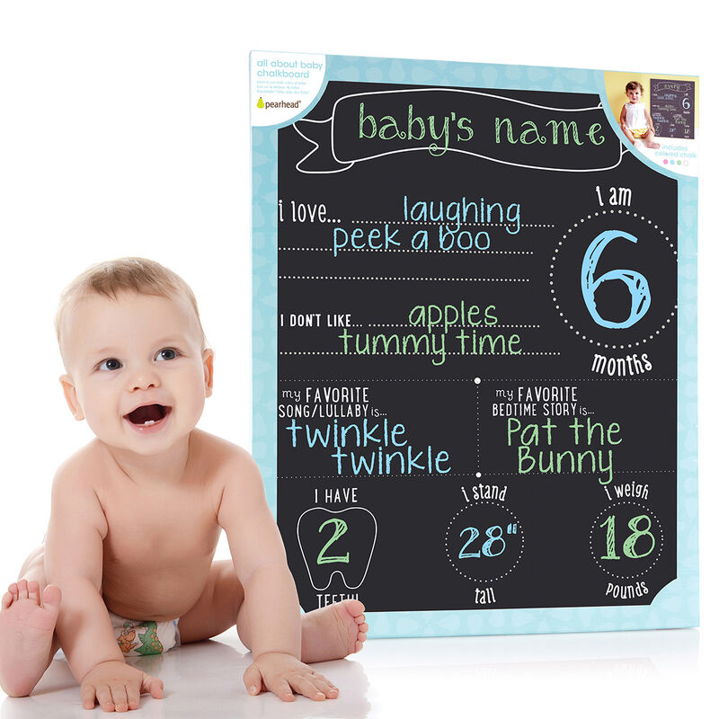 Pizarrón Para Fotos Todo Sobre El Bebé image number null