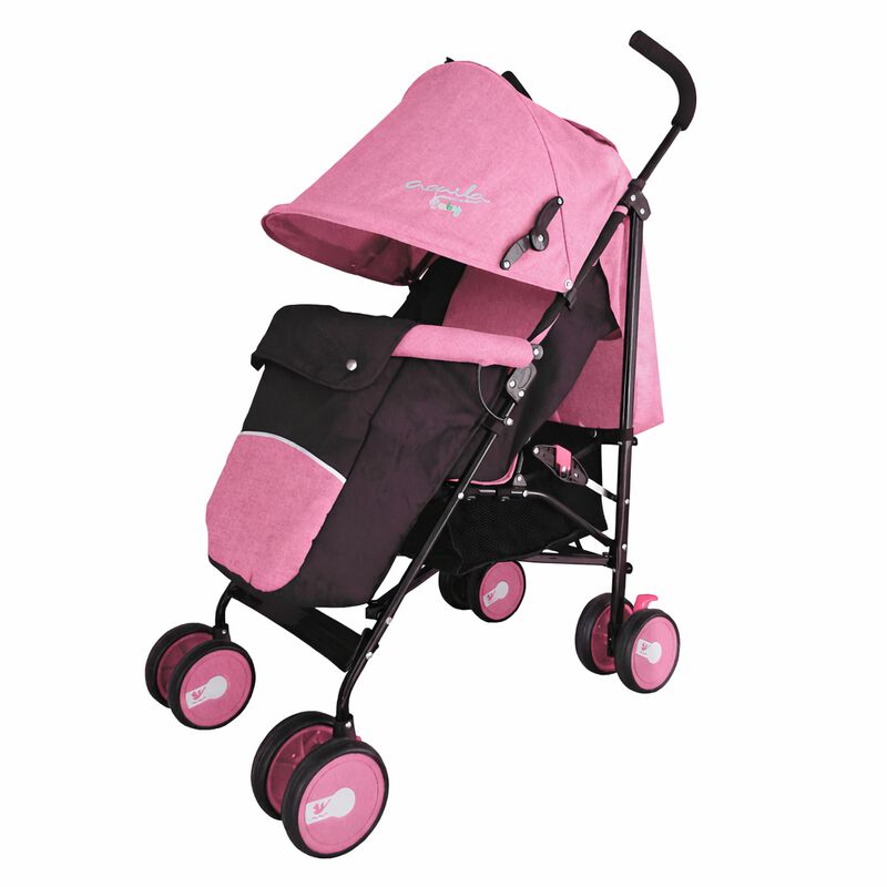 Carriola Plegable con Cubre-pies Aquila Rosa Ha... image number null