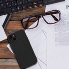 Funda Decoded Back cover de silicon Negro Iphone 14 Max