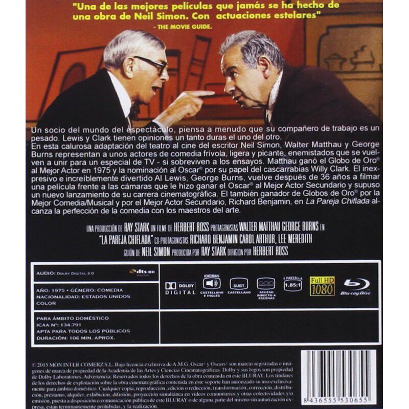 La Pareja Chiflada (blu-ray) image number null