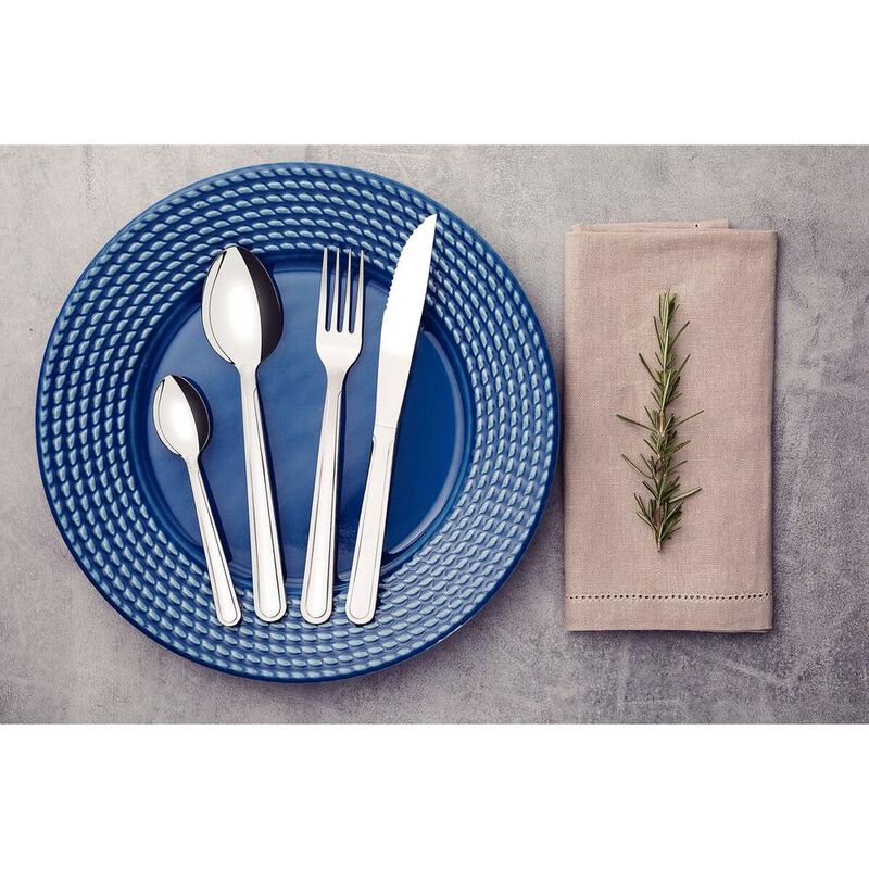 Juego De Cubiertos Buzios 24 Piezas Acero Inox ... image number null