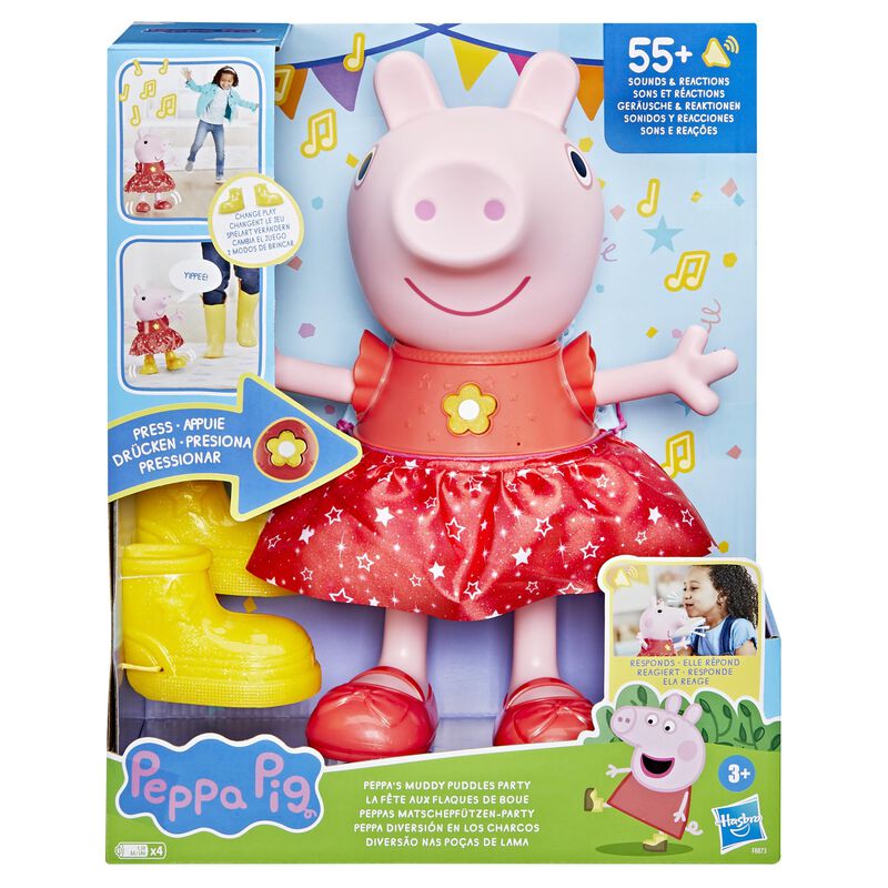 Mu&ntilde;eca Interactiva Peppa Pig Peppa's Muddy Pudd... image number null