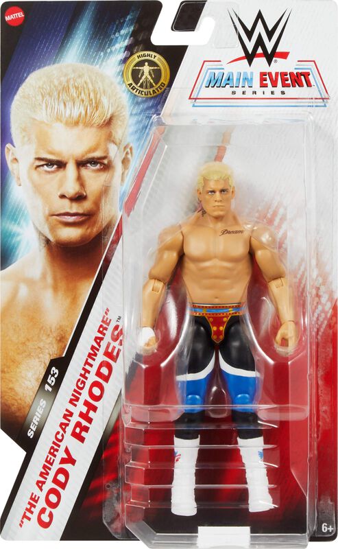 Figura De Acci&oacute;n Mattel Wwe Cody Rhodes La Pesa... image number null