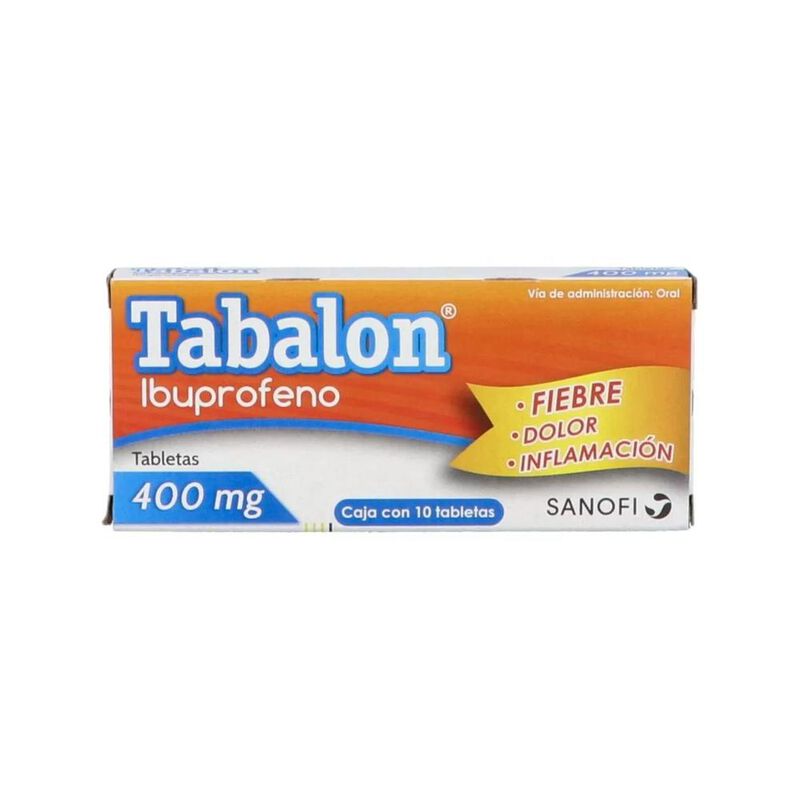 TABALON 400 MG ORAL 10 TABLETAS image number null