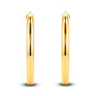 Arracadas De Oro Amarillo 10k (20mm Aprox)
