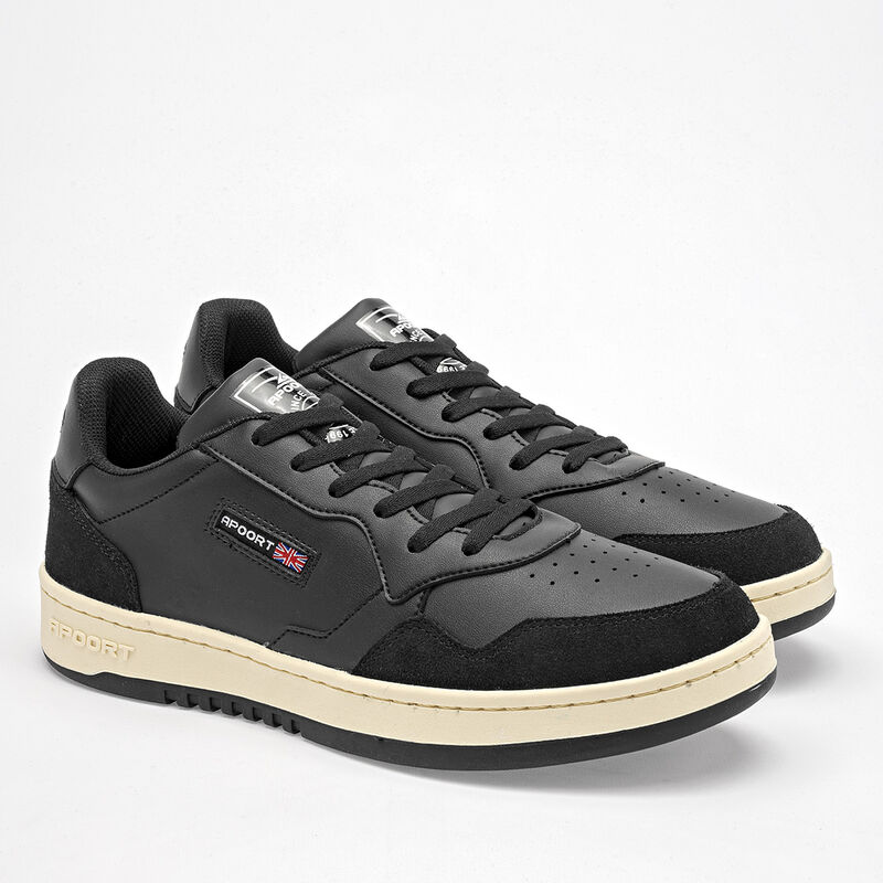 Apoort tenis para hombre negro cod 141121-F image number null