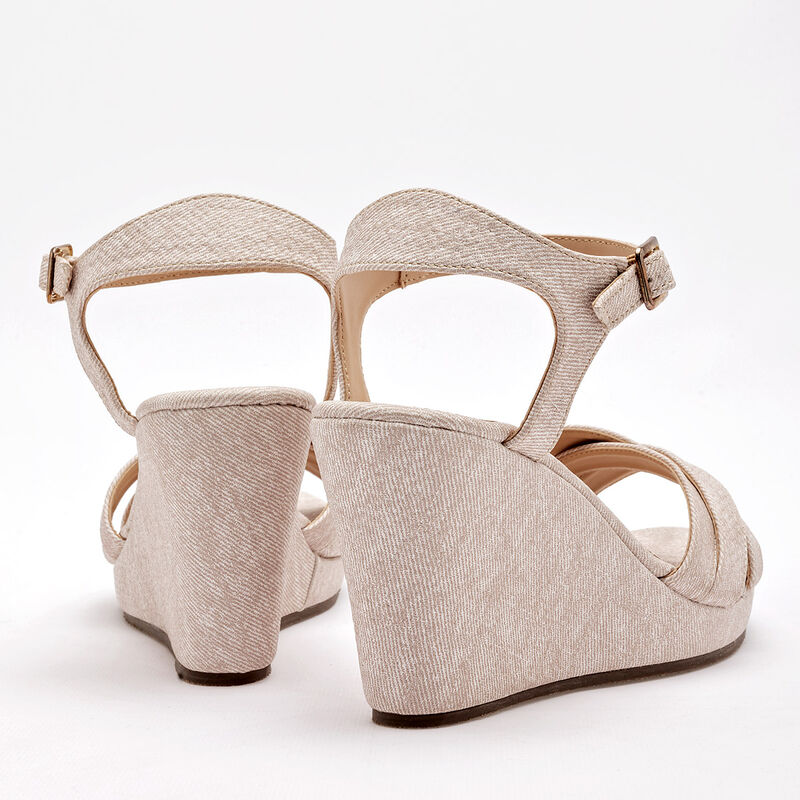 Been Class Sandalia para mujer beige image number null