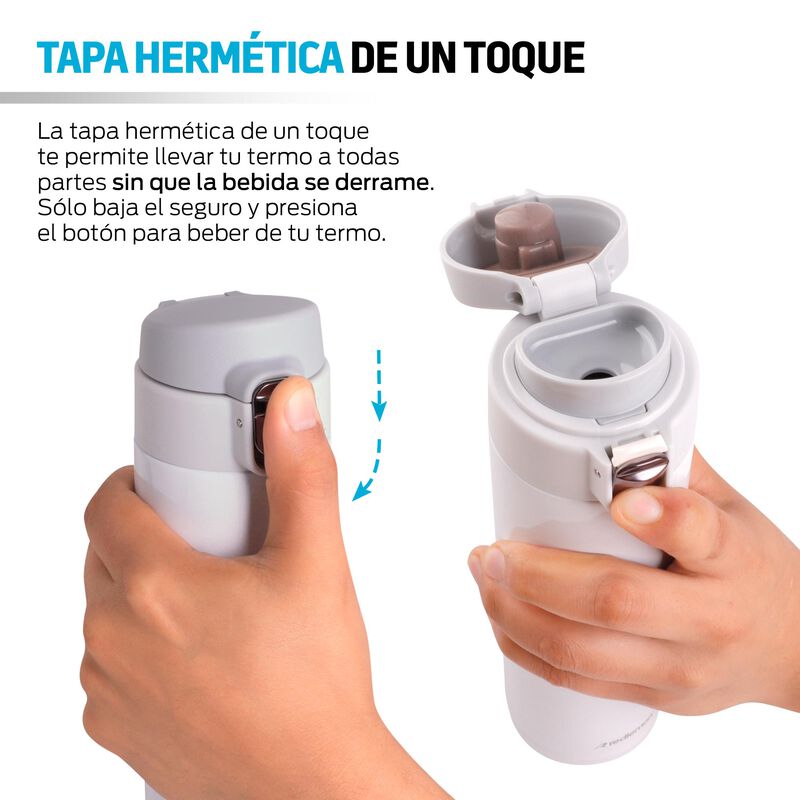 Termo de Acero Inoxidable 2 Piezas Redlemon Bla... image number null