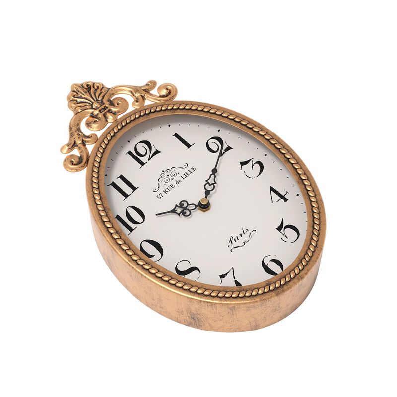 Reloj De Pared Abdurey, Peque&ntilde;o, Franc&eacute;s, Retro... image number null