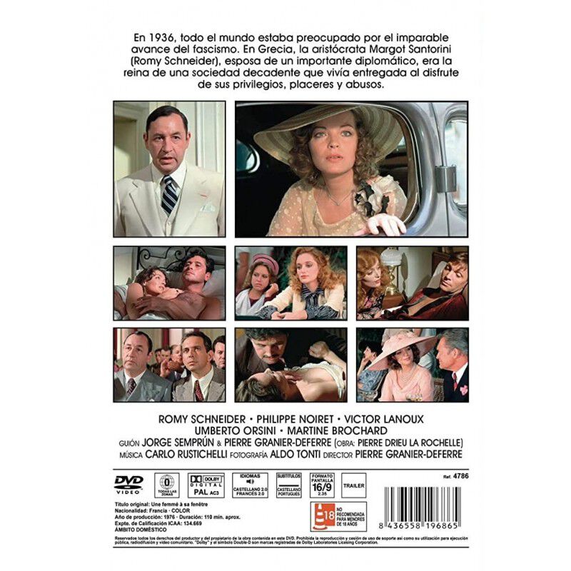 Una Mujer En La Ventana Dvd 1976 Una Mujer En S... image number null