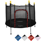 Trampol&iacute;n Infantil Brincol&iacute;n 140 Cm 55 Pulgadas Con Red De Seguridad Hasta 50 Kg Con 36 Resortes De Acero Galvanizado Negro