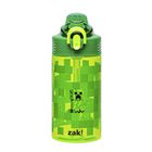 Botella De Agua Zak Designs Sage Minecraft Kids De 480 Ml Con Pajita