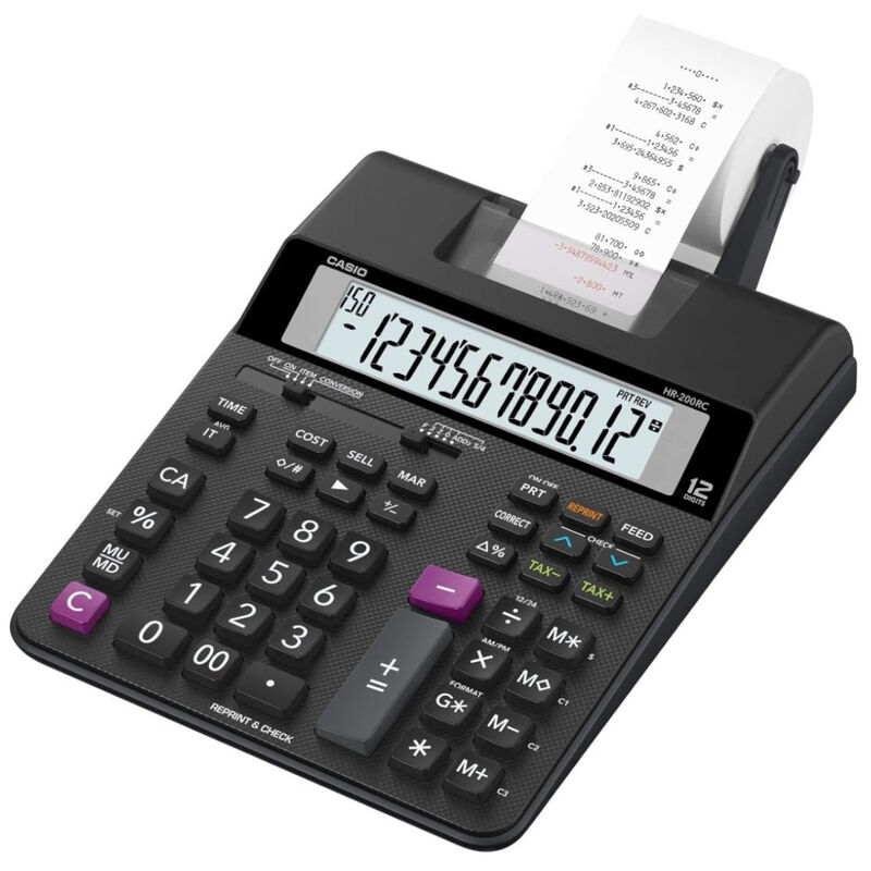 Calculadora Sumadora CASIO  HR200RC image number null
