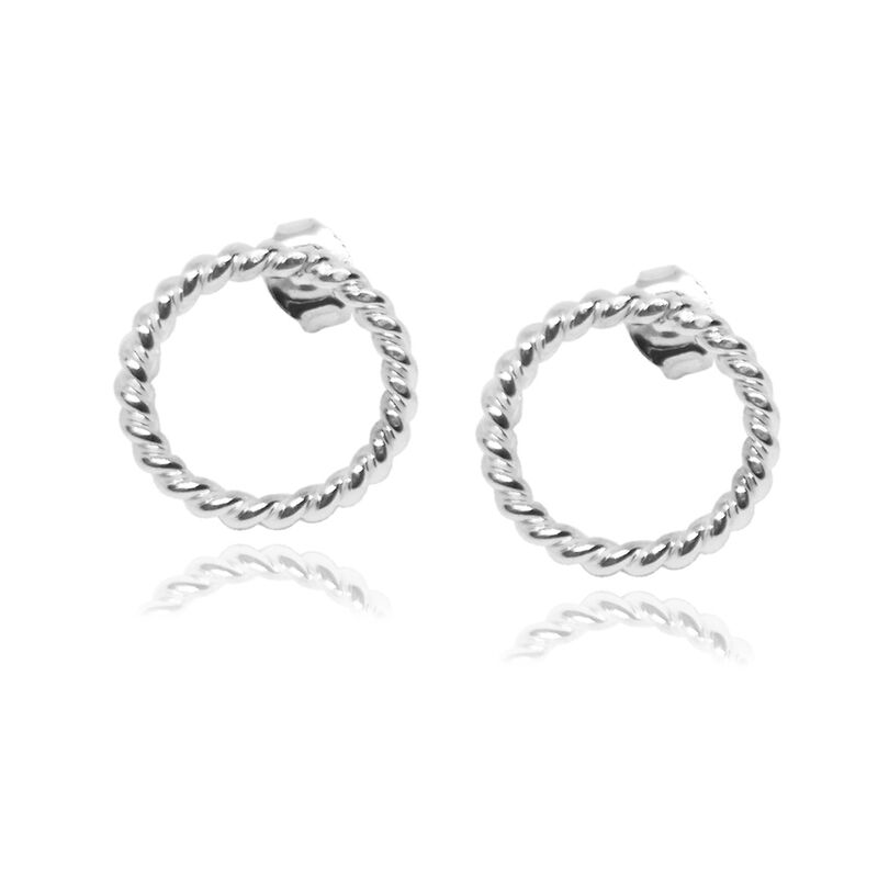 Broqueles de Plata Bejuco image number null