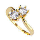 Anillo de Compromiso en Oro Amarillo 10K con Circonia -  Talla:5/ FJ734-10Y-CZ-5