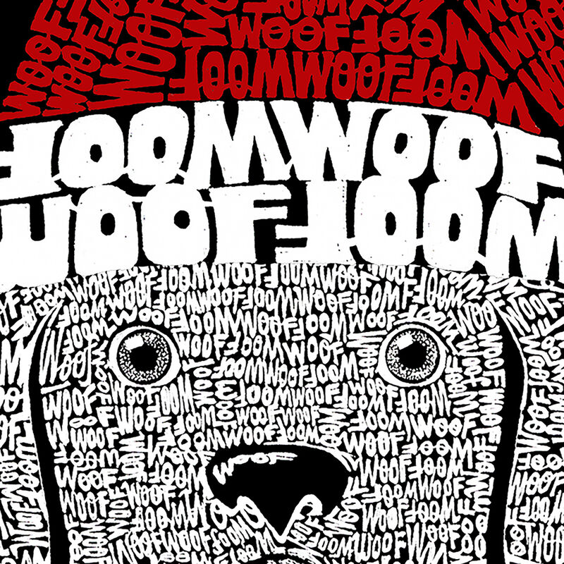 Camiseta Word Art Para Ni&ntilde;a - Perro Navide&ntilde;o As... image number null