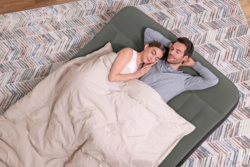 Colchon inflable 2.03m x 1.52m x 30cm queen neg... image number null