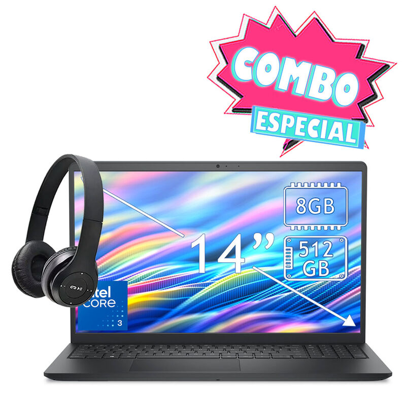 Combo Laptop Dell 15.6" Core i3 100U 512Gb SSD ... image number null