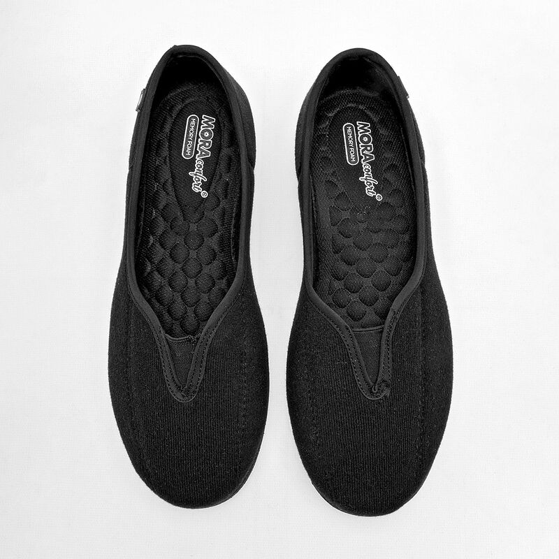 Mora Confort Pantufla para mujer negro image number null