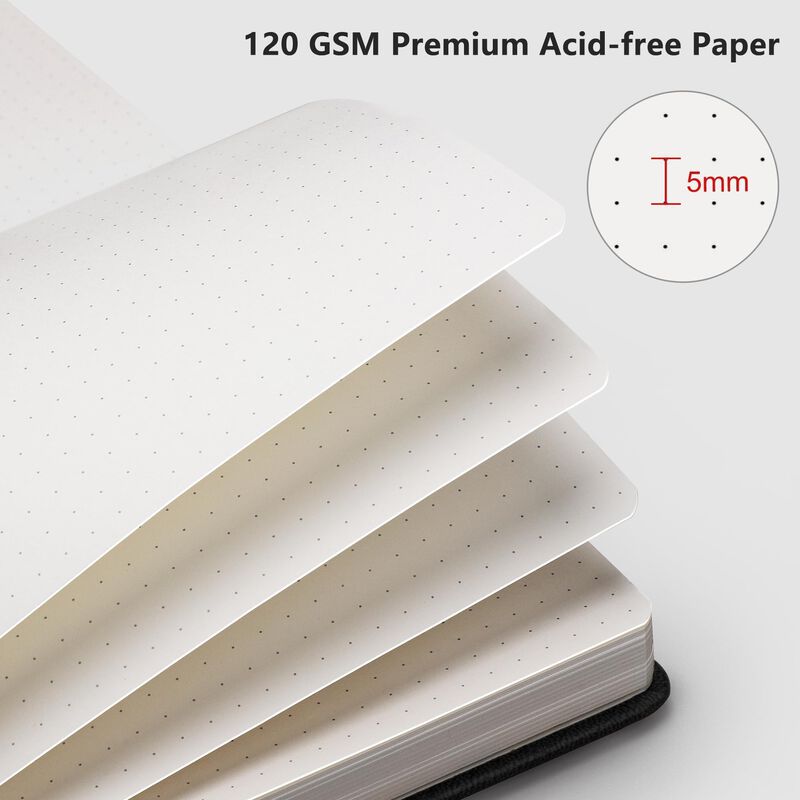 Cuaderno Rettacy Bullet Dotted A5, 160 P&aacute;ginas,... image number null
